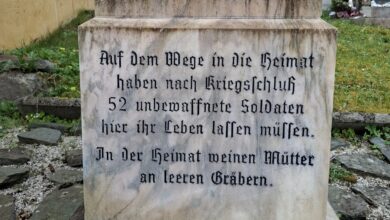 Fotos/KK Günther Gasper: Stele auf dem oberen Friedhof von Gurnitz