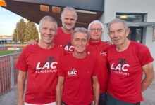 Foto Martina Albel ein Teil des LAC-Teams von links: Richard Peterl, Günther Gasper, Valentin Topitschnig (wird leider fehlen) Walter Jakobitsch, Anton Goljer - am Foto fehlt Georg Frank