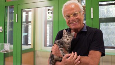Erwin Neuwirth setzt sich mit viel Humor für das Wohl unserer Tiere im TiKo ein. © TiKo